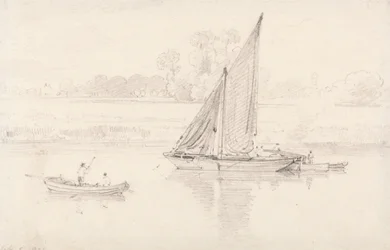 The Thames at Kew, February 9, 1806